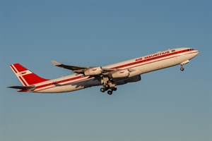 Air Mauritius Airbus A340-300E 3B-NBJ at Kingsford Smith