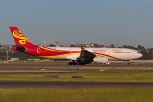 Hainan Airlines Airbus A330-300 B-8117 at Kingsford Smith