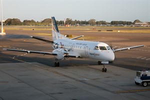 Rex Airlines Saab 340B VH-KRX at Kingsford Smith