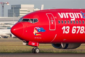 Virgin Blue Airlines Boeing 737-800 VH-VOM at Kingsford Smith