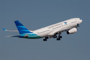 Garuda Indonesia Airbus A330-200 PK-GPP at Kingsford Smith