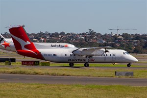 QantasLINK deHavilland Canada DHC8-300 VH-SBT at Kingsford Smith