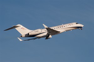 Air China Bombardier Global XRS B-8266 at Kingsford Smith