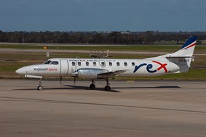 Australiawide/Rex Fairchild Metro 23 VH-KEX at Tullamarine