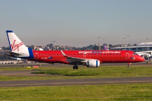 Virgin Blue Airlines Embraer E190IGW VH-ZPB at Kingsford Smith