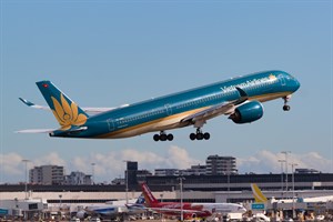 Vietnam Airlines Airbus A350-900 VN-A893 at Kingsford Smith