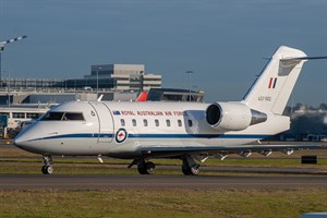 Royal Australian Air Force Bombardier Challenger 604 A37-002 at Kingsford Smith