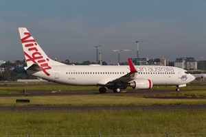 Virgin Australia Airlines Boeing 737-800 VH-VUX at Kingsford Smith
