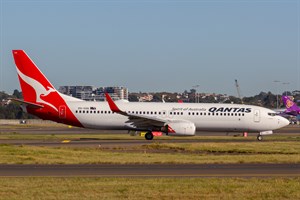Qantas Boeing 737-800 VH-VXN at Kingsford Smith