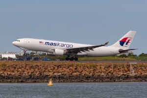 Malaysian Airlines Airbus A330-200F 9M-MUB at Kingsford Smith