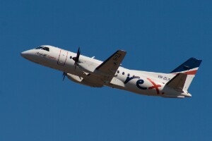 Rex Airlines Saab 340B VH-ZLS at Kingsford Smith