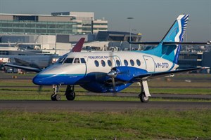 Aeropelican British Aerospace Jetstream 32 VH-OTD at Kingsford Smith