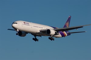 Thai Airways Boeing 777-300 HS-TKC at Kingsford Smith