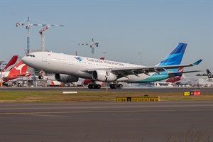 Garuda Indonesia Airbus A330-200 PK-GPO at Kingsford Smith