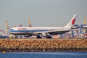 Air China Airbus A330-300 B-5977 at Kingsford Smith