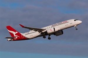 QantasLINK Airbus A220-300 VH-X4C at Kingsford Smith