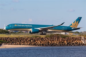 Vietnam Airlines Airbus A350-900 VN-A890 at Kingsford Smith