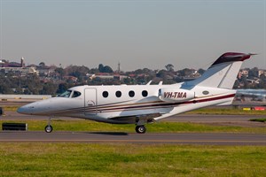 GoJet (Pty) Hawker Hawker 390A VH-TMA at Kingsford Smith