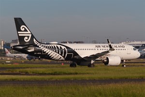 Air New Zealand Airbus A320NEO-200 ZK-NHA at Kingsford Smith