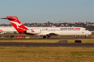 QantasLINK Boeing 717-200 VH-NXR at Kingsford Smith