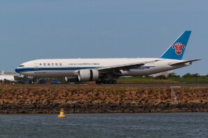 China Southern Cargo Boeing 777-200F B-2027 at Kingsford Smith