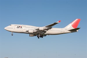 Japan Airlines Boeing 747-400 JA8912 at Kingsford Smith