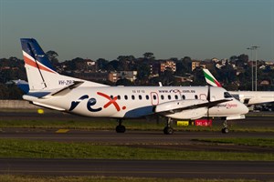 Rex Airlines Saab 340B VH-ZRZ at Kingsford Smith