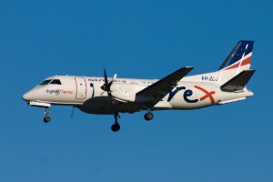 Rex Airlines Saab 340B VH-ZLJ at Kingsford Smith