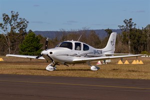 Curtis Aviation (N.S.W.) Pty Ltd Cirrus SR20 VH-BZW at Camden Airfield