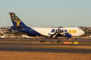 Atlas Air Boeing 747-400F N492MC at Kingsford Smith