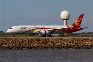 Hainan Airlines Boeing 787-900 B-207U at Kingsford Smith