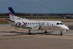 Rex Airlines Saab 340B VH-ORX at Tullamarine