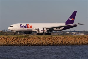 Federal Express Boeing 777-200F N867FD at Kingsford Smith