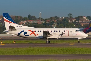 Rex Airlines Saab 340B VH-ZLK at Kingsford Smith