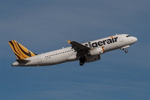 Tiger Airways Airbus A320-200 VH-VNO at Kingsford Smith