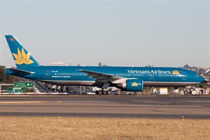 Vietnam Airlines Boeing 777-200ER VN-A151 at Kingsford Smith