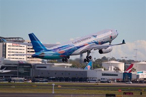 Garuda Indonesia Airbus A330-300 PK-GPZ at Kingsford Smith