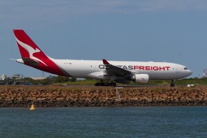 Qantas Freight Airbus A330-200 VH-EBE at Kingsford Smith