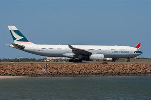 Cathay Pacific Airways Airbus A330-300 B-LAP at Kingsford Smith