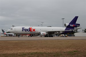 Federal Express McDonnell Douglas MD11 N598FE at Kingsford Smith