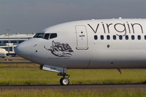 Virgin Australia Airlines Boeing 737-MAX8 VH-8IF at Kingsford Smith