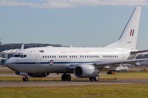 RAAF Boeing 737-700 A36-002 at Kingsford Smith