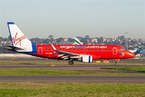 Virgin Blue Airlines Embraer E170LR VH-ZHB at Kingsford Smith