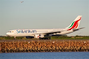 SriLankan Airlines Airbus A330-200 4R-ALA at Kingsford Smith