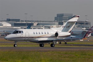 Marcplan Charter (Pty) British Aerospace HS125-900XP VH-EVF at Kingsford Smith