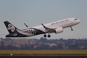Air New Zealand Airbus A320NEO-200 ZK-NHA at Kingsford Smith