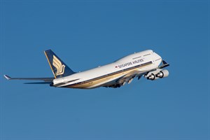 Singapore Airlines Boeing 747-400 9V-SPH at Kingsford Smith