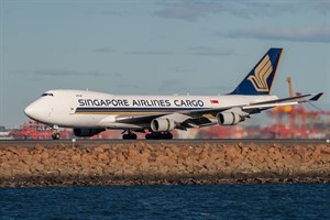 Singapore AL Cargo Boeing 747-400F 9V-SFM at Kingsford Smith