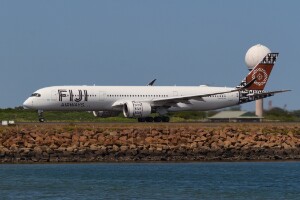 Fiji Airways Airbus A350-900 DQ-FAJ at Kingsford Smith