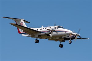 RFDS - Royal Flying Doctor Service (South Eastern Section) Beech King Air B200 VH-MVS at Kingsford Smith